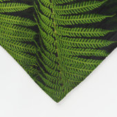 Fern Leaves Fleece Deken (Hoek)