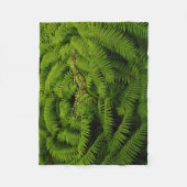 Fern Leaves Fleece Deken (Voorkant)