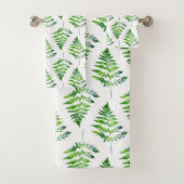 Fern Leaves Pattern Bad Handdoek (Insitu)