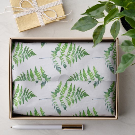 Fern Leaves Pattern Tissuepapier (Geschenk)