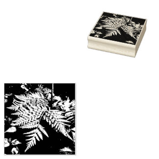 Fern Leaves Rubber Stamp Rubberstempel