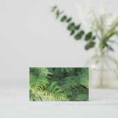 Fern Leaves. Visitekaartje (Staand voorkant)