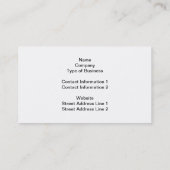 Fern Leaves. Visitekaartje (Achterkant)