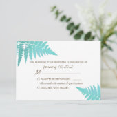 Fern Mariage en bois bleu RSVP (Debout devant)