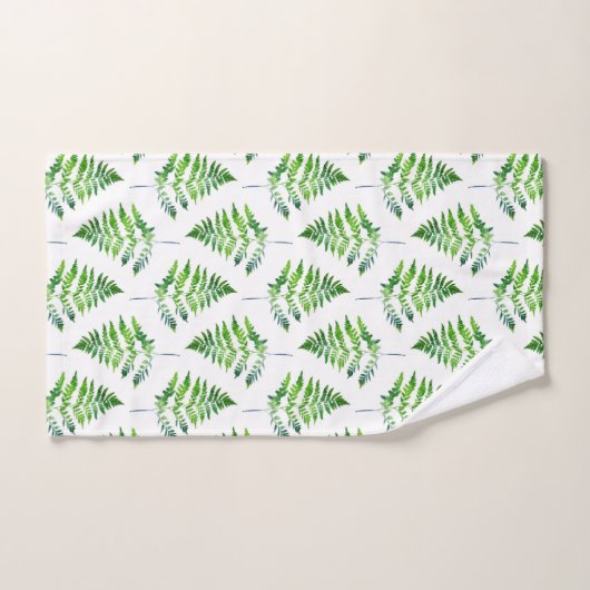 Fern Motif Feuille (Serviette à main)
