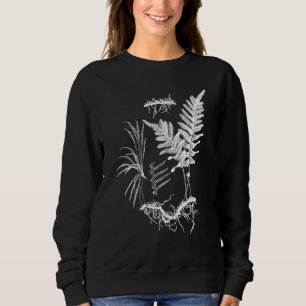 Fern Plant Botanical Ferns Illustratie Flowerless Trui