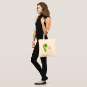 Fern Real, Though — Fiddlehead Pun Tote Bag (Voorkant (model))