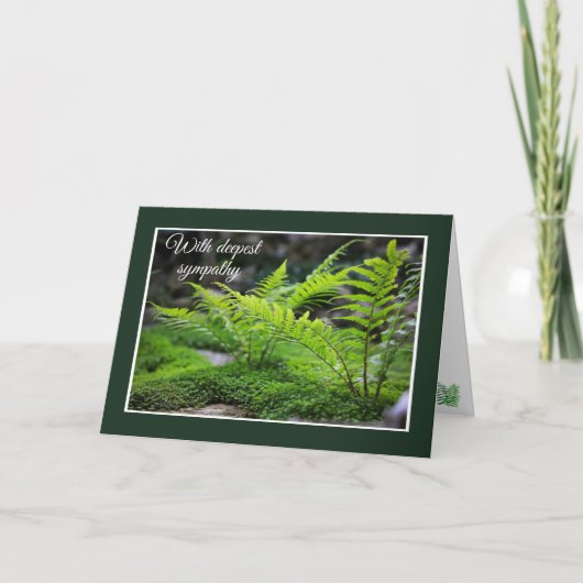 Fern Sympathy Kaart (Voorkant)