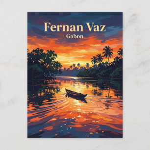 Fernan Vaz Lagune Gabon Briefkaart
