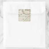 Fernand de Noronha Island Vierkante Sticker (Tas)