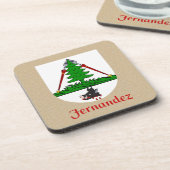 Fernandez Family Shield Onderzetter (Linkerzijde)