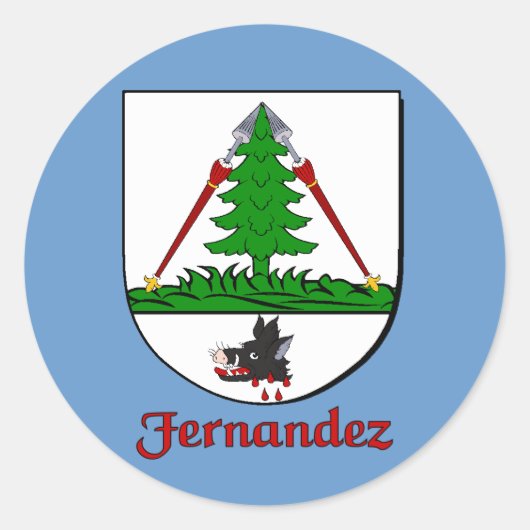 Fernandez Family Shield Stickers (Voorkant)