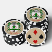Fernandez Heraldic Arms Poker Chips (Opstapeling)