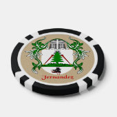 Fernandez Heraldic Arms Poker Chips (Enkel)