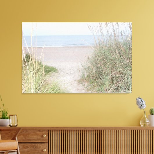 Fernandina Beach Access Canvas Afdruk (Insitu (Woonkamer))