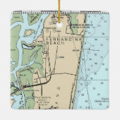 Fernandina Beach FL Ceramic Ornament (Achterkant)