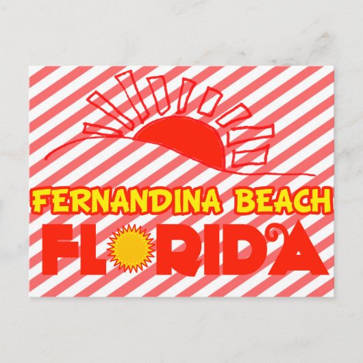 Fernandina Beach, Florida Briefkaart (Voorkant)