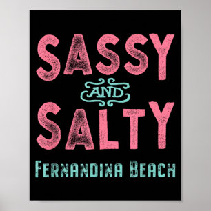 Fernandina Beach Florida Zout en Zilt Poster
