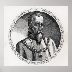 Fernando Alvarez de Toledo, 3e hertog van Alba Poster