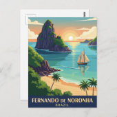 Fernando de Noronha Brazil Briefkaart (Voorkant / Achterkant)