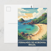 Fernando de Noronha Brazil Briefkaart (Voorkant / Achterkant)