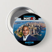 Fernando Mateo 2021 Ronde Button 7,6 Cm (Voorkant /achterkant)