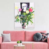Fernando Pessoa Canvas Afdruk (Insitu (Woonkamer))