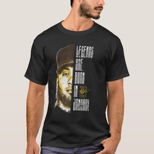 Fernando Tatis Jr Legends wordt geboren apparel T-shirt (Voorkant)