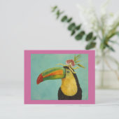 Fernando the toucan briefkaart (Staand voorkant)