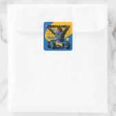 Fernando Vierkante Sticker (Tas)
