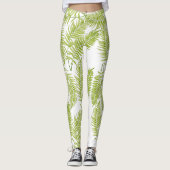 Ferne à plumes sur les Leggings (Devant)