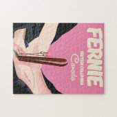 Fernie British Columbia Ski poster Legpuzzel (Horizontaal)