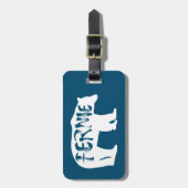 Fernie Brits-Columbia-Beer Bagagelabel (Voorkant verticaal)