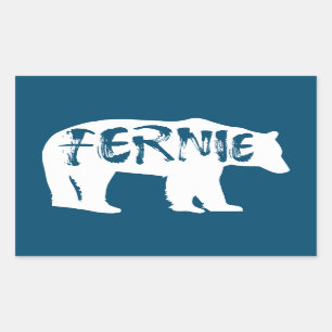 Fernie Brits-Columbia-Beer Rechthoekige Sticker