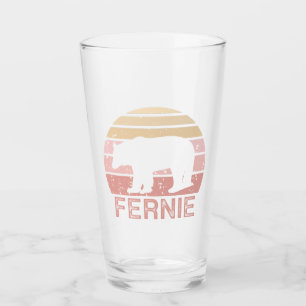 Fernie Brits-Columbia Retro Beer Glas