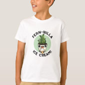 Fernilla Ice Cream Funny Ice Cream Plant Pun T-shirt (Voorkant)