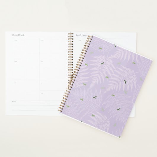 Ferns & Dragonflies Planner (Display)