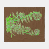 Ferns Fleece Deken (Voorkant (Horizontaal))