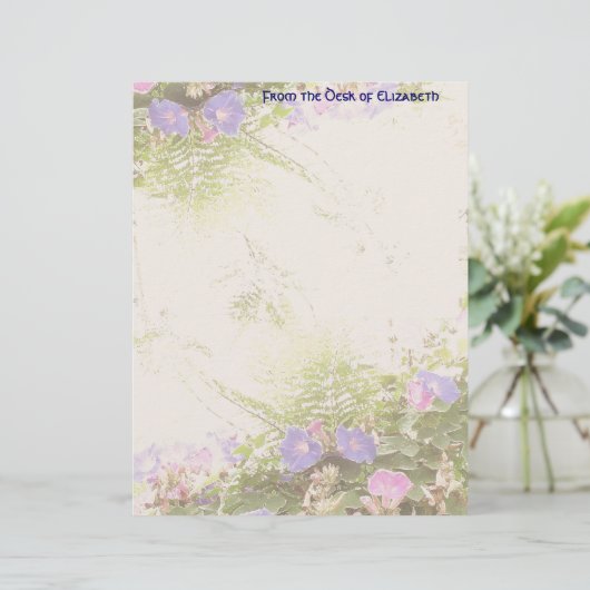 Ferns Morning Glory Letterhead (Staand voorkant)