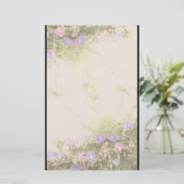 Ferns Morning Glory Stationery Briefpapier (Staand voorkant)
