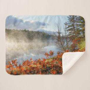 Ferns op Shoreline   Paradise, Michigan Sherpa Deken