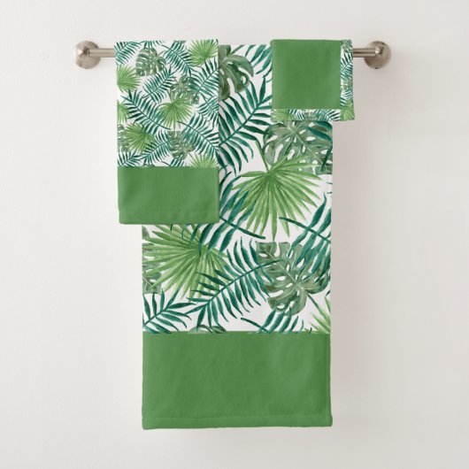 Ferns & Palms Bad Handdoek (Insitu)