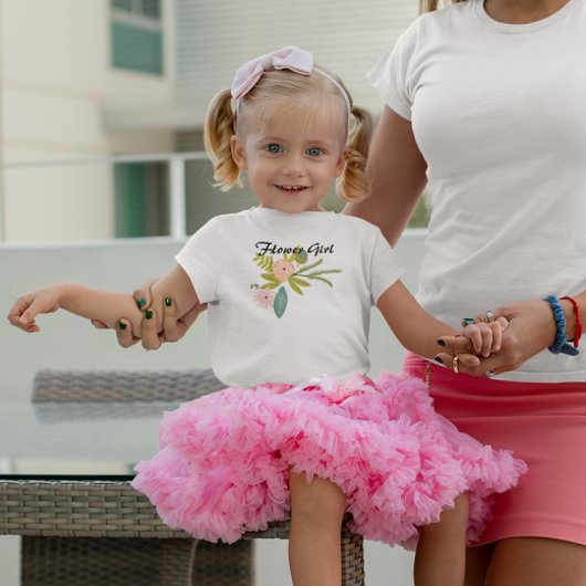 Ferns Rozen Acorns Bloemenmeisje Wedding Party