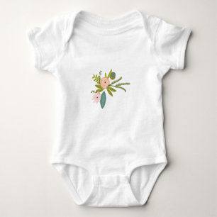 Ferns Rozen Acorns Bloemenmeisje Wedding Party Romper