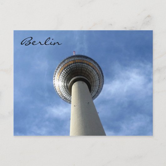fernsehturm oost - berlijn briefkaart (Voorkant)