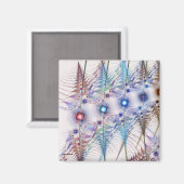 Ferns'N Flowers Abstract Magneet (Voorkant / Achterkant)