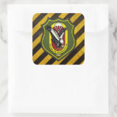 Fernspählehrkompanie 200 [FSLK200] Vierkante Sticker (Tas)