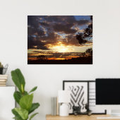 Ferntree Gully Sunset Poster (Thuiskantoor)