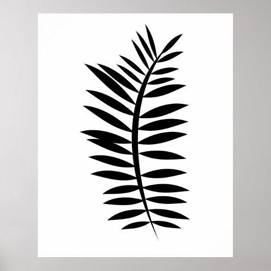 Ferntree leaf poster (Voorkant)