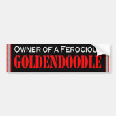 Ferocide Goldendole Bumpersticker (Voorkant)